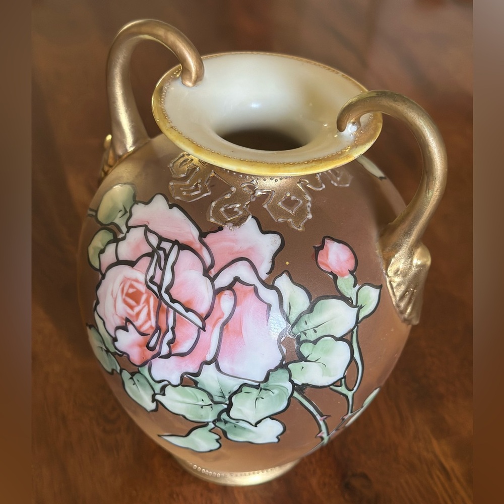 Morimura Brothers antique Nippon porcelain vase